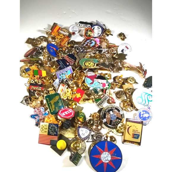 Hat Lapel Pin Pin Backs 1 Pound - Picture 2 of 13